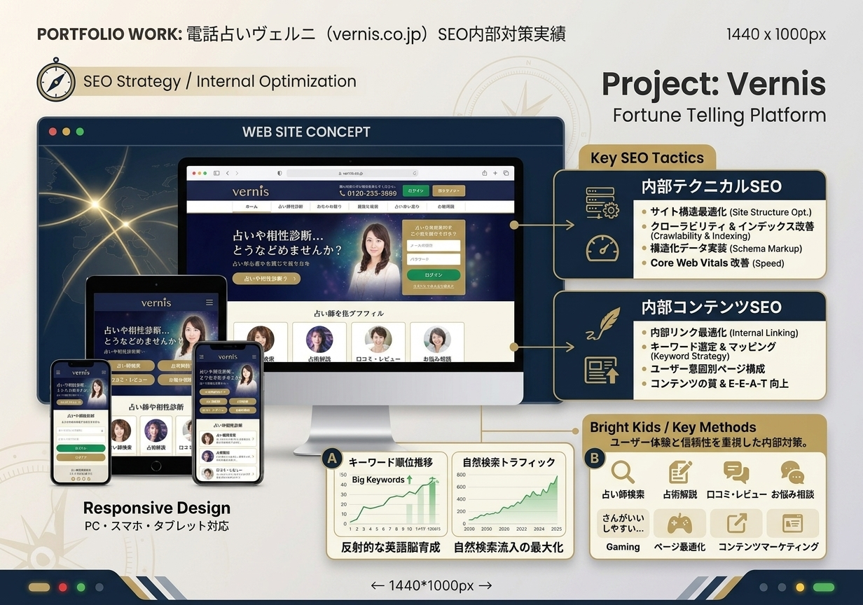 サービスサイトSEO支援実績